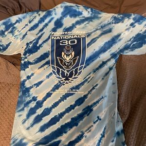Mens medium tie dye trans am shirt